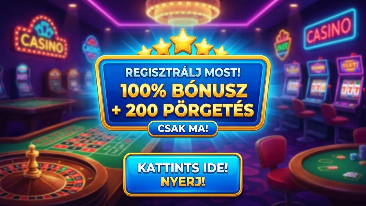 Regisztráció bónusszal